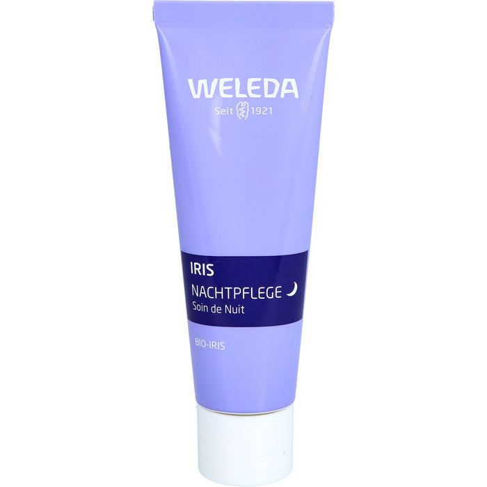 WELEDA Iris Nachtpflege  reguliert die Feuchtigkeitsbalance von normaler bis trockener Haut, 30 ml Creme