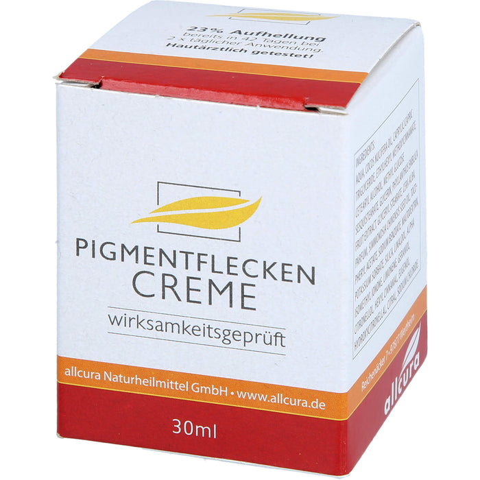 allcura Pigmentflecken Creme, 30 ml Cream