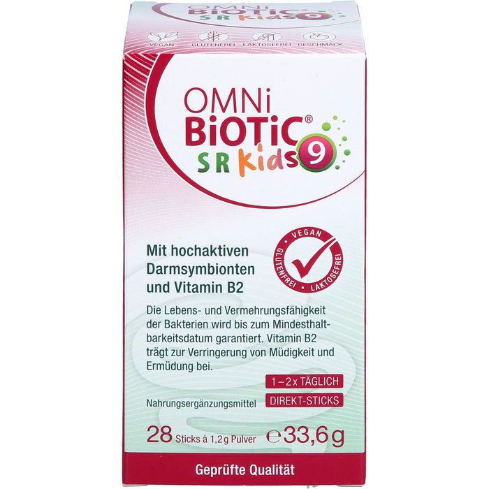 OMNi-BiOTiC SR-9 Kids mit wertvollen Bakterienstämmen, 28 St. Beutel