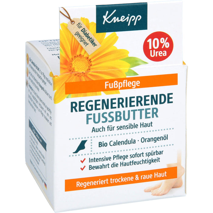 Kneipp regenerierende Fußpflege für trockene und raue Haut, 100 ml Creme