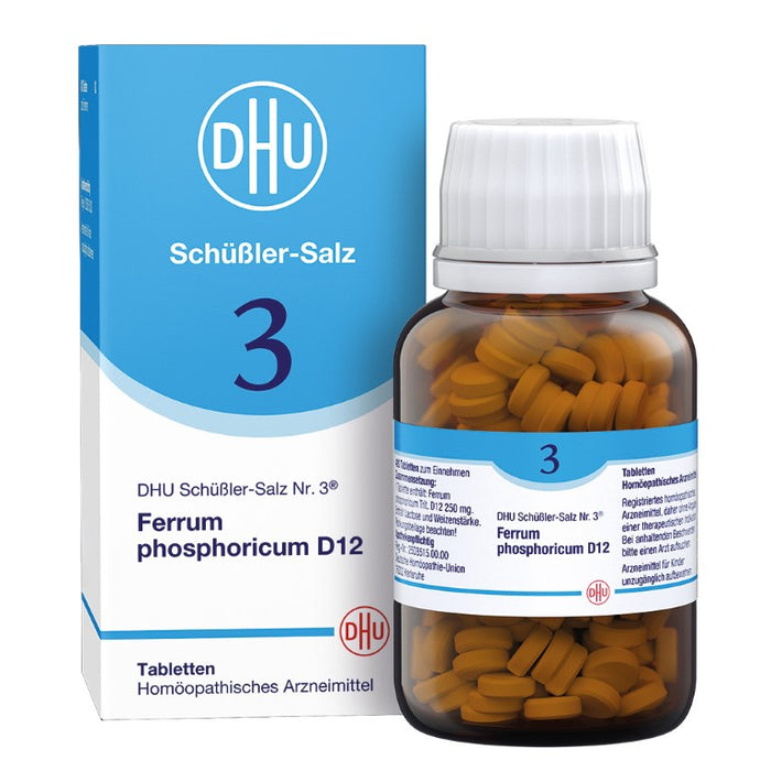 DHU Schüßler-Salz Nr. 3 Ferrum phosphoricum D12, 420 St. Tabletten