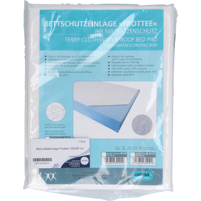 BETTEINLAGE FROTTEE 150X90, 1 St 