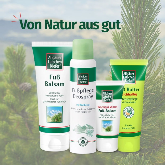 Allgäuer Latschenkiefer Fuß Butter reichhaltige Intensivpflege mit Sheabutter, 100 ml Creme