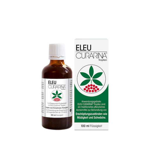 Eleu Curarina Tropfen bei Erschöpfungszuständen wie Müdigkeit und Schwäche, 100 ml Lösung