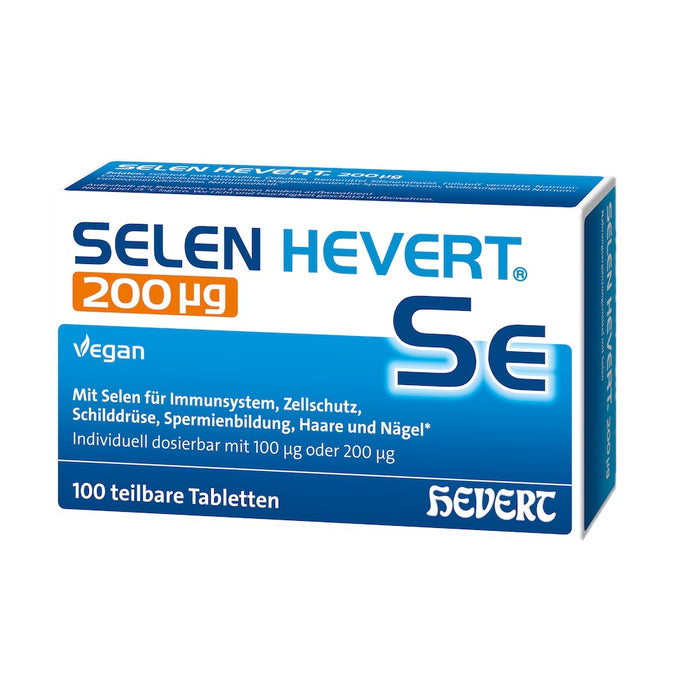 Hevert 200 µg Selen Tabletten, 100 St. Tabletten