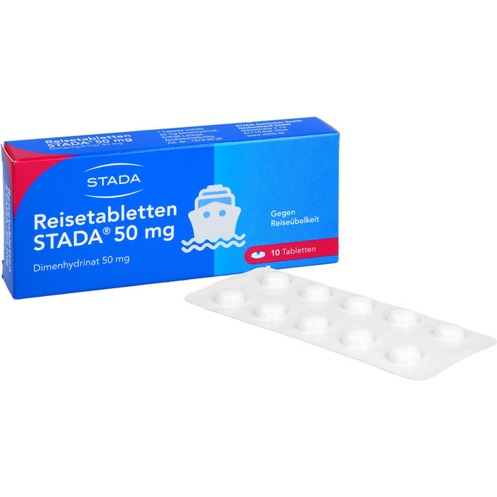 Reisetabletten STADA  50 mg, 10 St. Tabletten