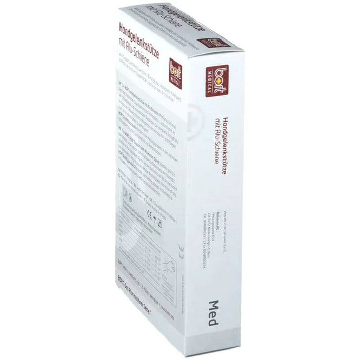 BORT Handgelenkstütze mit Alu-Schiene links Gr. M blau, 1 St. Bandage