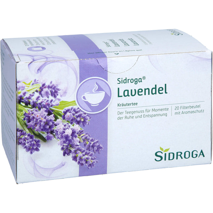 Sidroga Lavendeltee für Momente der Ruhe und Entspannung, 20 St. Filterbeutel