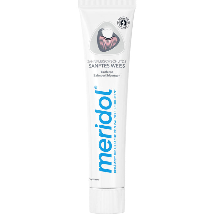 Meridol Sanftes Weiss Zahnpasta, 75 ml Zahncreme
