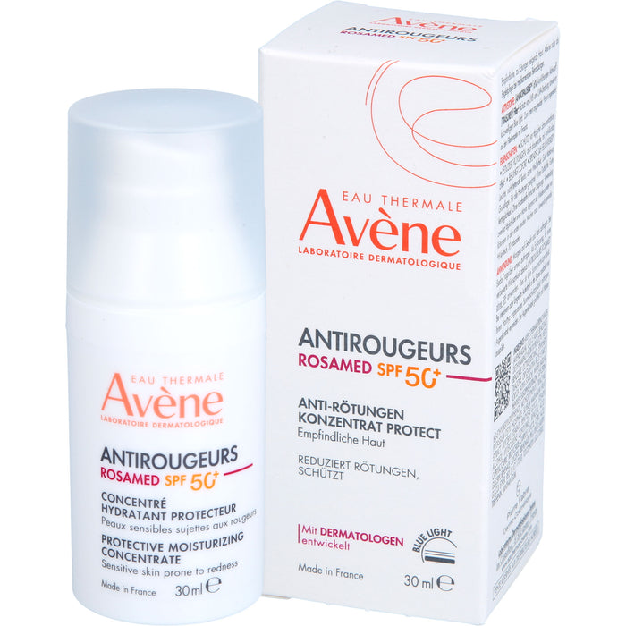 Avène Antirougeurs Rosamed LSF 50+ Anti-Rötungen Konzentrat Protect für empfindliche Haut, 30 ml Creme