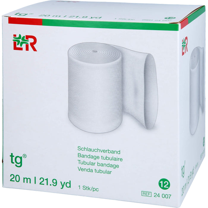 Tg Schlauchverband Gr.12 20 m weiß, 1 St. Binde
