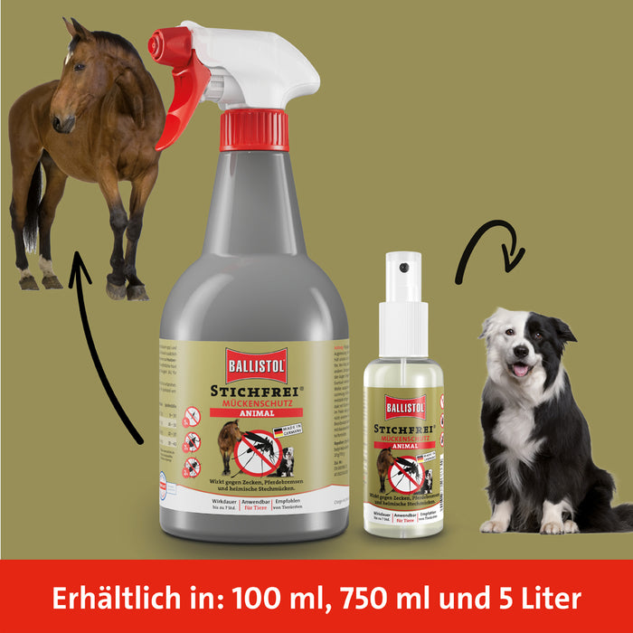 Stichfrei Animal Sprühflasche, 100 ml Lösung