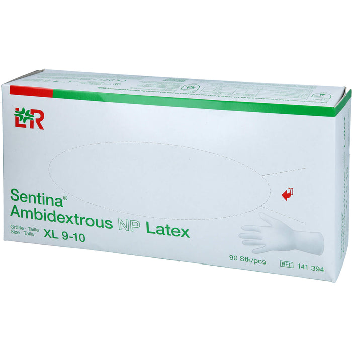 Sentina Ambidextrous XL ungepudert Handschuhe, 90 St. Handschuhe