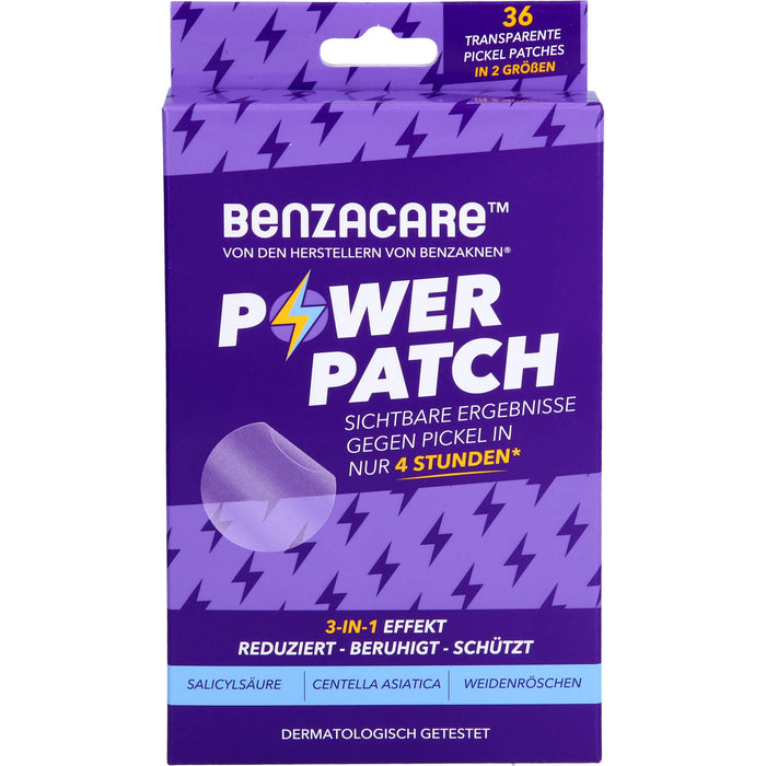 BENZACARE Power Patch gegen Pickel in nur 4 Stunden, 36 St. Pflaster
