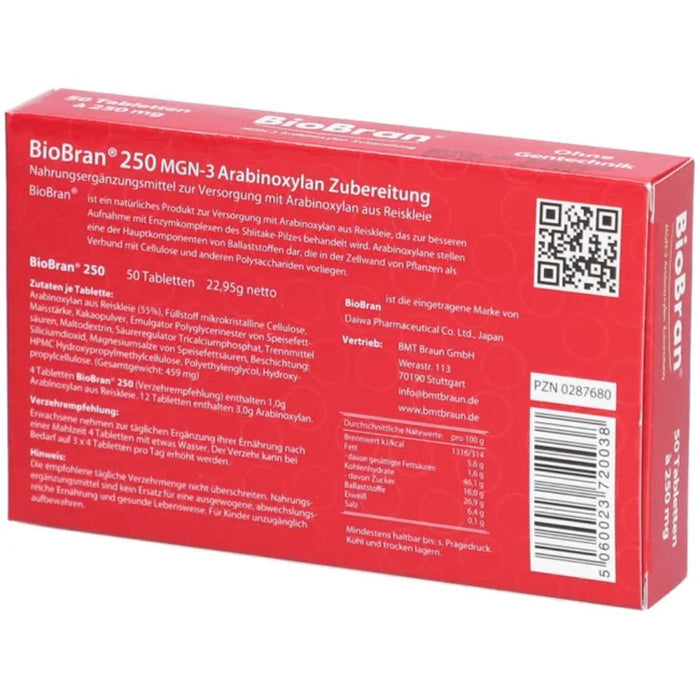 BioBran Tabletten, 50 St. Tabletten