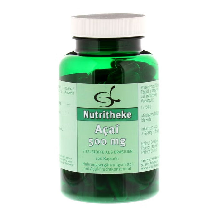 Green Line Nutritheke Acai 500 mg Kapseln, 120 St. Kapseln
