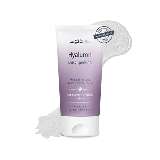 Medipharma Cosmetics Hyaluron Duschpeeling reinigt und glättet die Haut, 150 ml Peeling