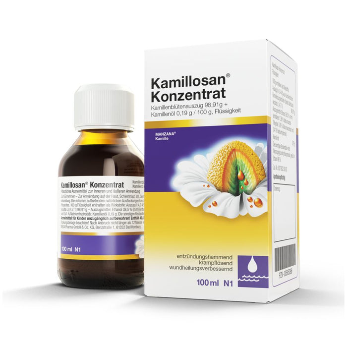 Kamillosan Konzentrat Flüssigkeit entzündungshemmend, 100 ml Lösung
