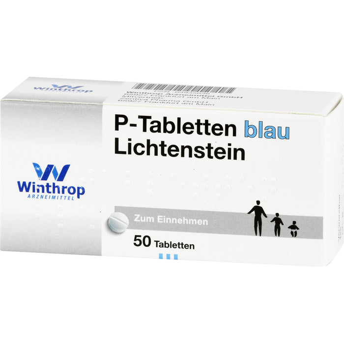 P-Tabletten blau Lichtenstein Tabletten, 50 St. Tabletten