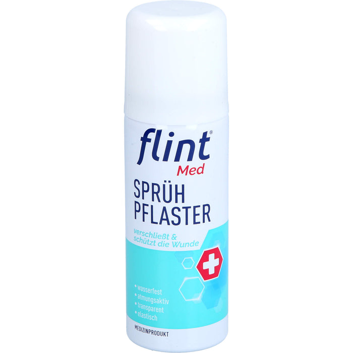 flint Med Sprühpflaster verschließt die Wunde sofort, 50 ml Lösung