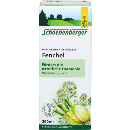 Schoenenberger Naturreiner Gemüsesaft Fenchel, 200 ml Lösung