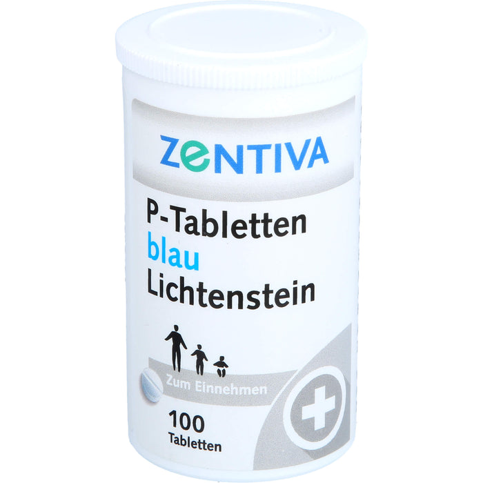 P-Tabletten blau Lichtenstein, 100 St. Tabletten