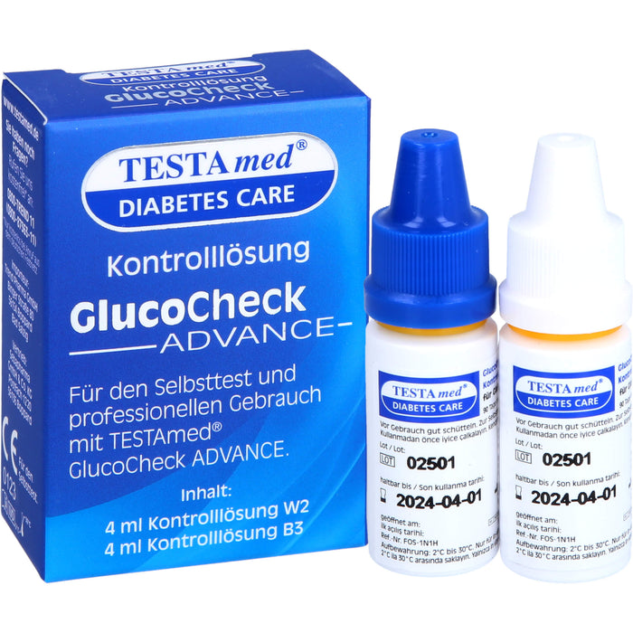 Testamed GlucoCheck Advance Kontrolllösung, 4 ml LOE