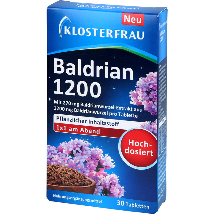 Klosterfrau Baldrian 1200 Tabletten, 30 St. Tabletten
