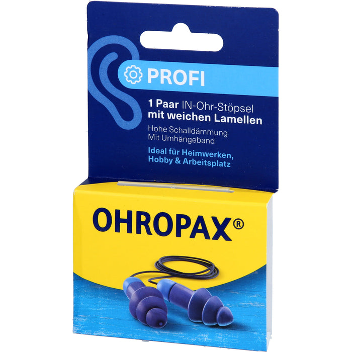 OHROPAX Profi Lamellenstöpsel In-Ohr, 2 St. Ohrstöpsel