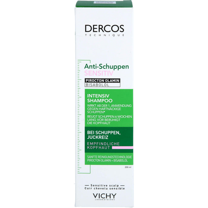 DERCOS Anti-Schuppen Intensiv Shampoo für empfindliche Kopfhaut, 200 ml Shampoo