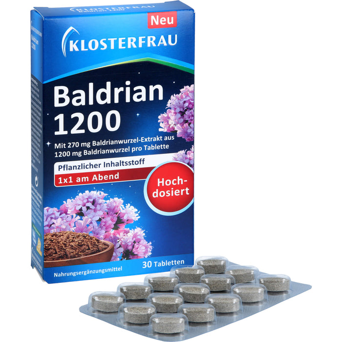 Klosterfrau Baldrian 1200 Tabletten, 30 St. Tabletten