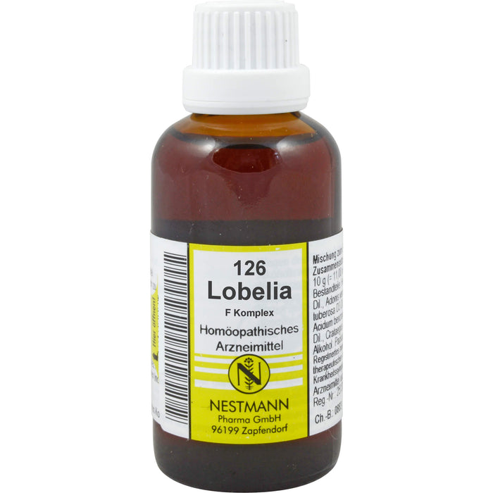 NESTMANN Lobelia F Komplex Nr. 126 Dilution, 50 ml Lösung