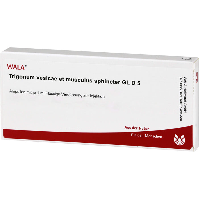 Trigonum Vesic. et musc. sph. Gl D5 Wala Ampullen, 10X1 ml AMP