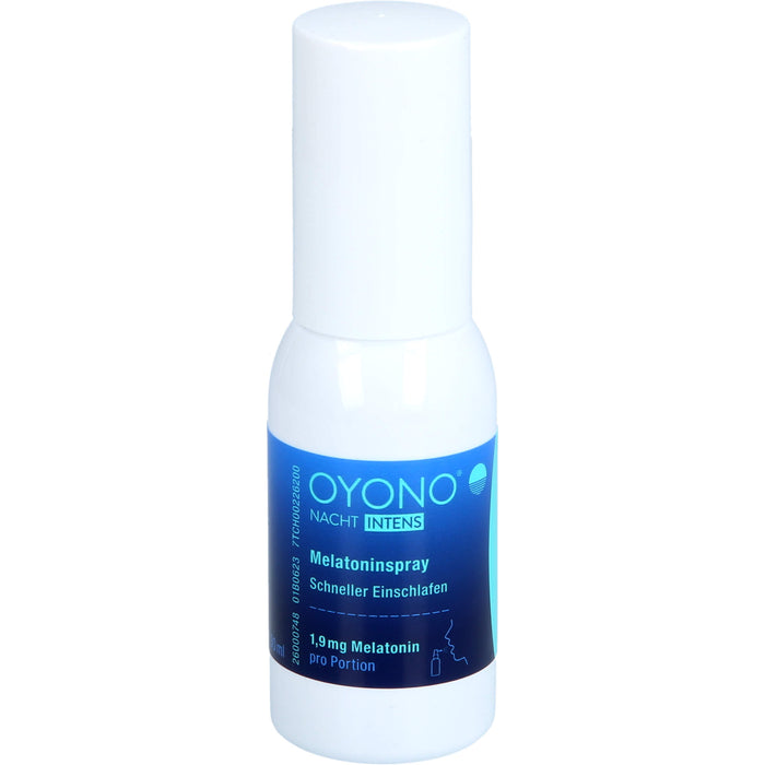 OYONO Nacht Intens Melatoninspray mit 1,9 mg Melatonin, 30 ml Lösung