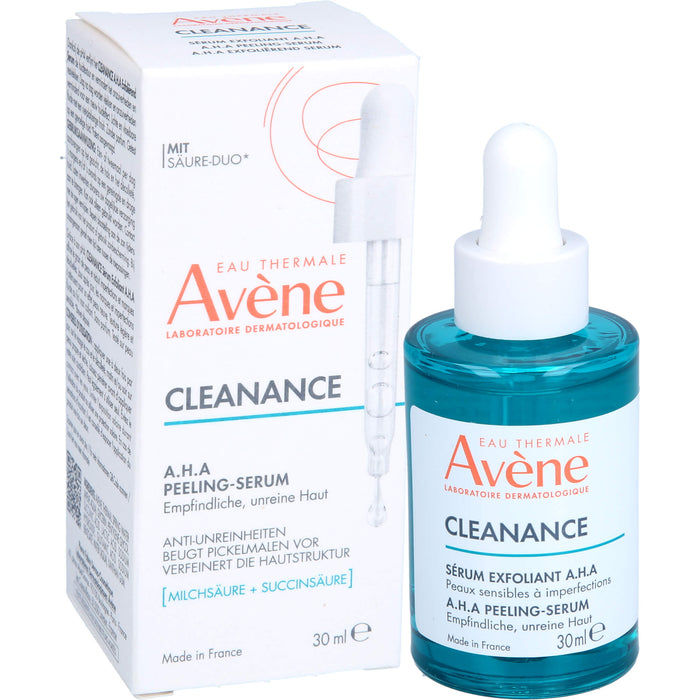 Avène Cleanance A.H.A Peeling-Serum für empfindliche, unreine Haut, 30 ml Lösung