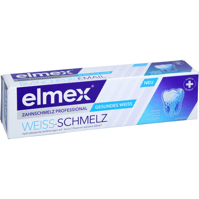 Elmex Zahnschmelz Professional Weiss-Schmelz Zahnpasta, 75 ml Zahncreme