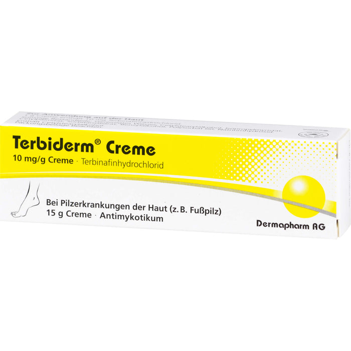 Terbiderm 10 mg/g Creme bei Pilzerkrankungen der Haut, 15 g Creme