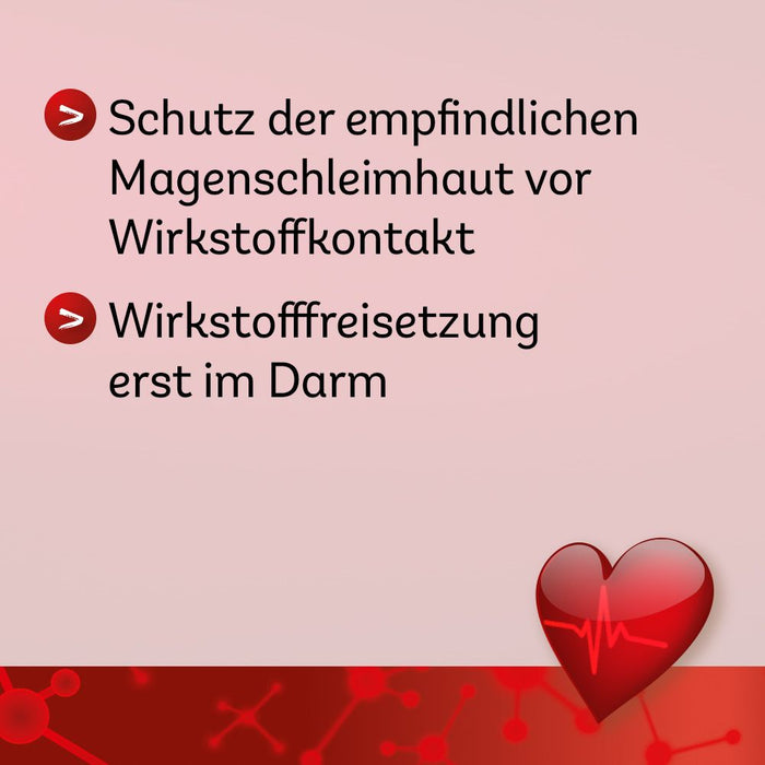 ASS Dexcel Protect 100 mg Tabletten bei Herz-Kreislauf-Erkrankungen, 100 St. Tabletten