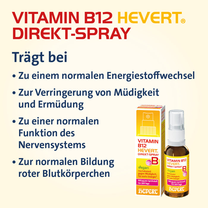 Vitamin B12 Hevert Direkt-Spray, 30 ml Lösung