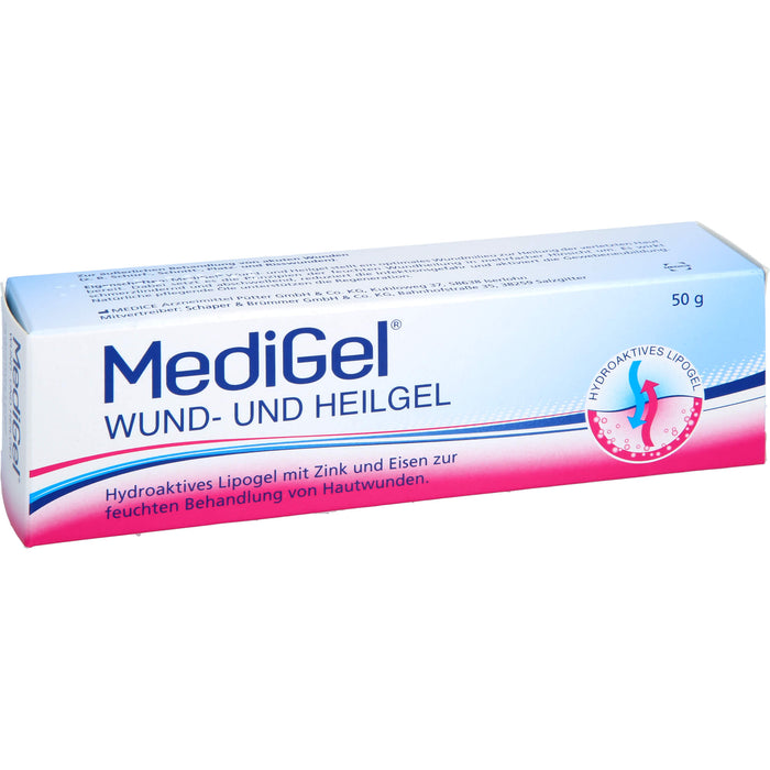 MediGel Wund- und Heilgel zur Behandlung akuter und chronischer Wunden, 50 g Gel