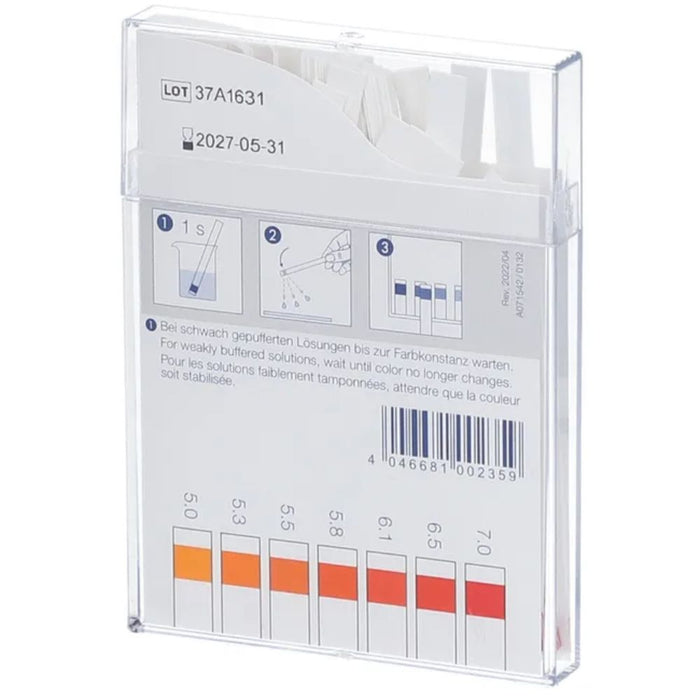 MACHEREY-NAGEL pH-Fix Indikatorstäbchen pH 4,0-7,0, 100 St. Teststreifen