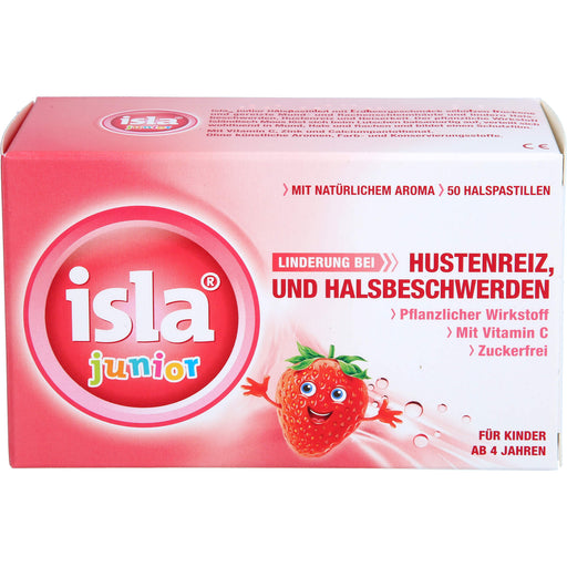 Isla Junior Pastillen bei Hustenreiz und Halsschmerzen, 50 St. Pastillen
