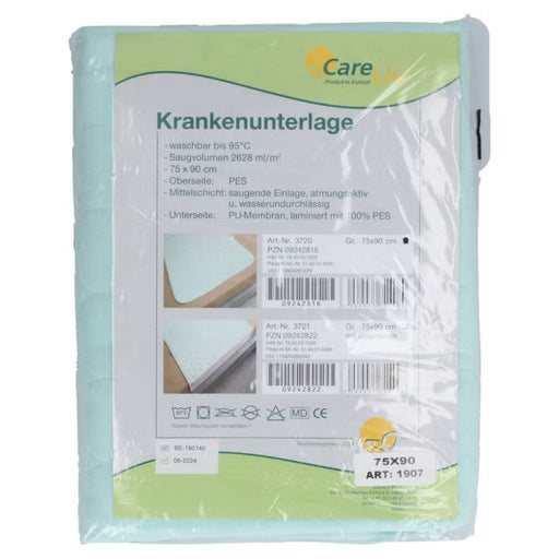 CareLiv Krankenunterlage waschbar 75 x 90 cm, 1 St. Unterlagen