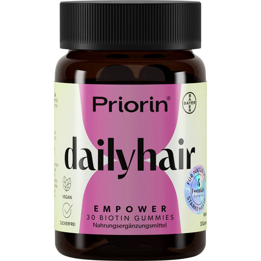 Priorin dailyhair Empower Biotin Gummies für natürlich starke Haare, 30 St. Gummidrops