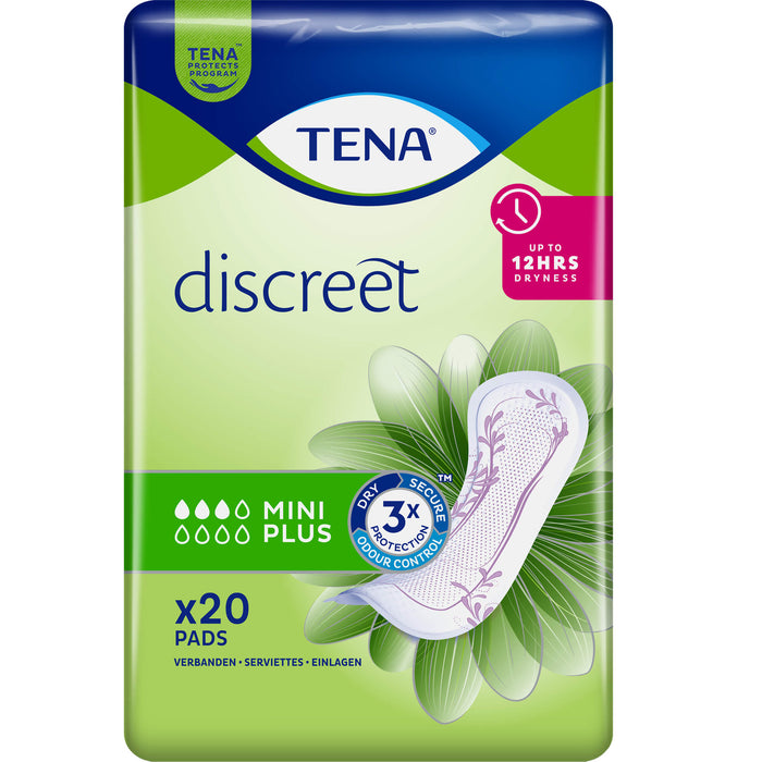 TENA Discreet Mini Plus Inkontinenz Einlagen, 20 St