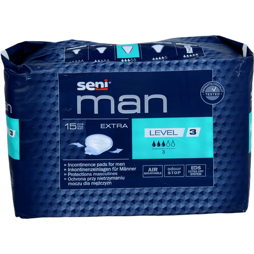 Seni Man Inkontinenzeinlagen für Männer Extra Level 3, 15 St. Einlagen