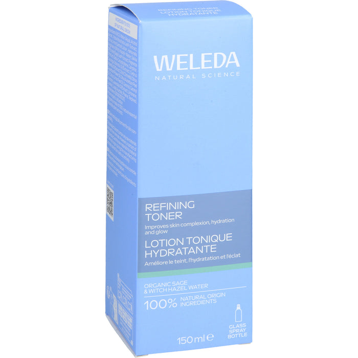 WELEDA Refining Hydra Toner für ein ebenmäßiges Hautbild, 150 ml Lösung