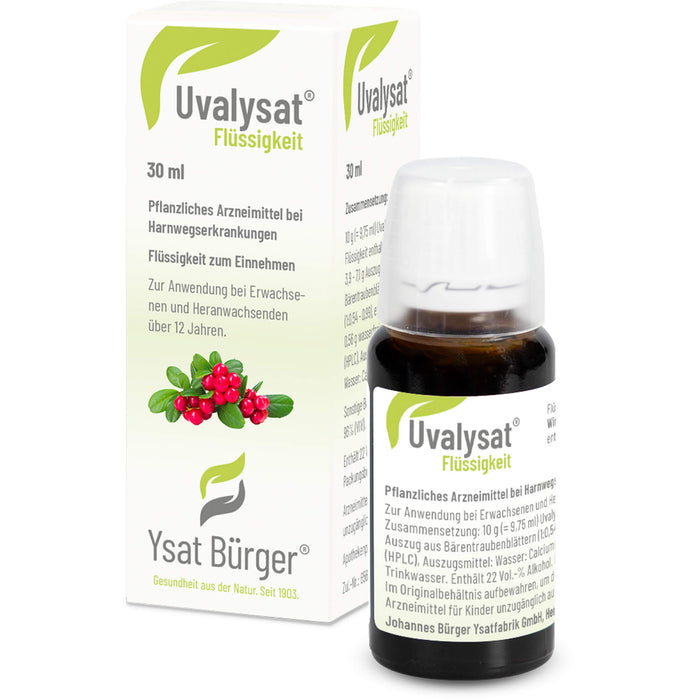 Uvalysat Flüssigkeit bei Harnwegserkrankungen, 30 ml Lösung