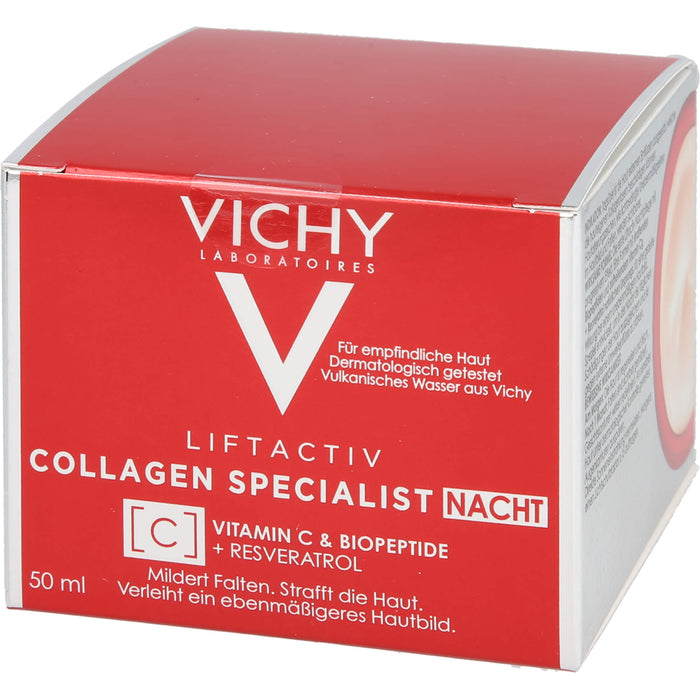 VICHY Liftactiv Collagen Specialist 16 Nachtpflege, 50 ml Creme