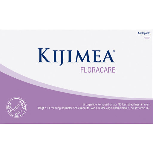 KIJIMEA FloraCare Kapseln trägt zur Erhaltung normaler Schleimhäute bei, 14 St. Kapseln